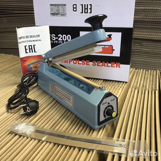 Запайщик реторт пакетов fs 200b 8мм 500Вт