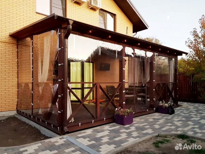 Прозрачные пвх окна