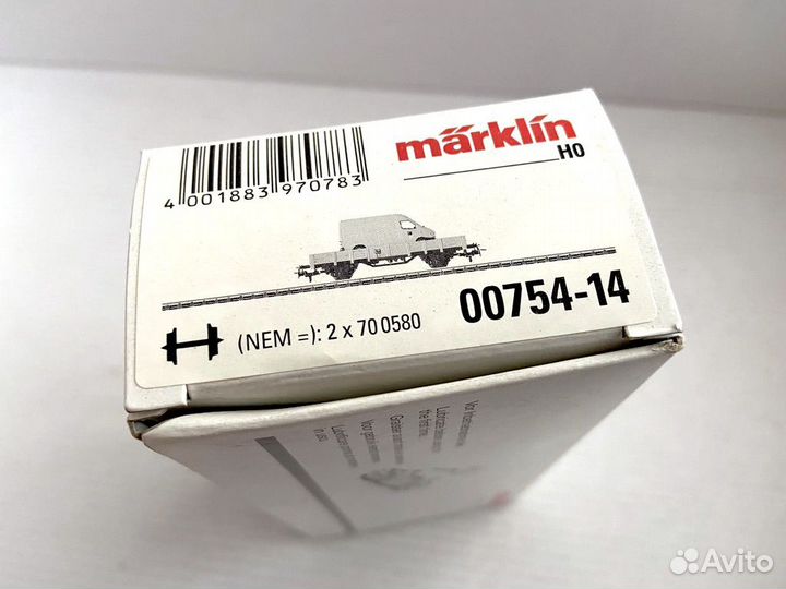 Набор платформа + автомобиль Marklin H0 00754-14