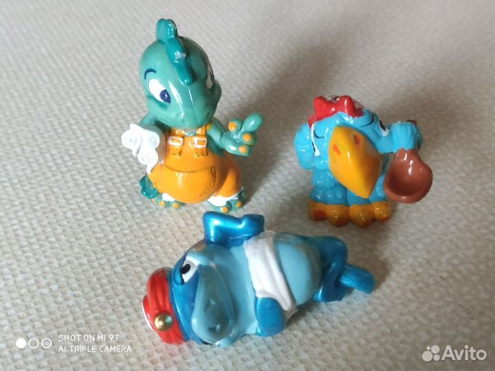 Игрушки из киндер-сюрпризов. Бегемоты. Кошки