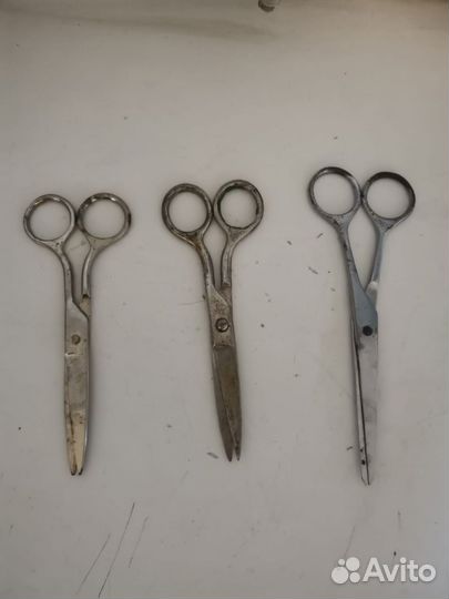 Ножницы времен СССР 3 штуки