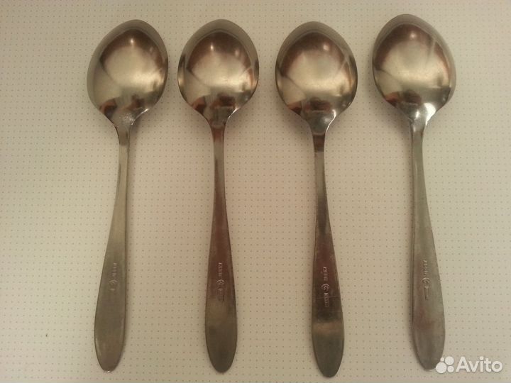 Ложки столовые разные, СССР