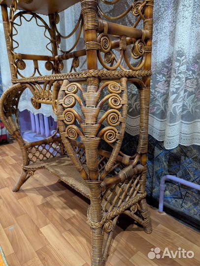 Этажерка деревянная старинная