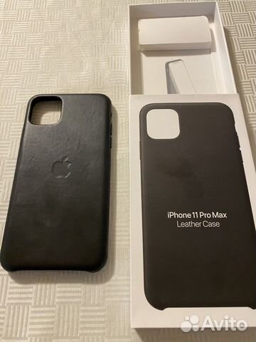 Кожаный оригинальн. Чехол iPhone 11 Pro Max