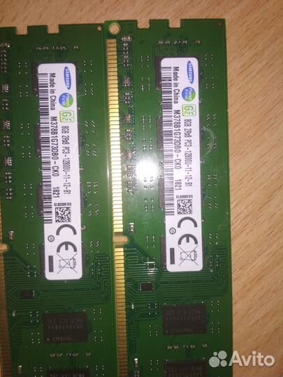 Оперативная память ddr3 8 gb samsung