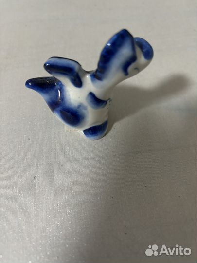 Фигурка дракоши, гжель