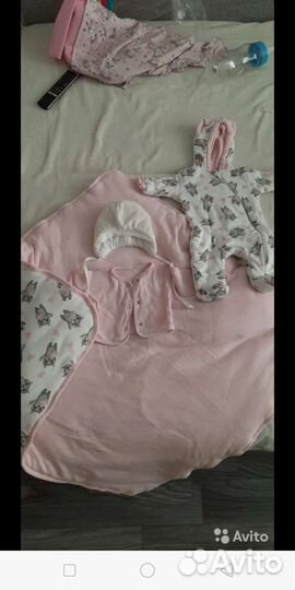 Конверт на выписку для девочки (весна- осень)