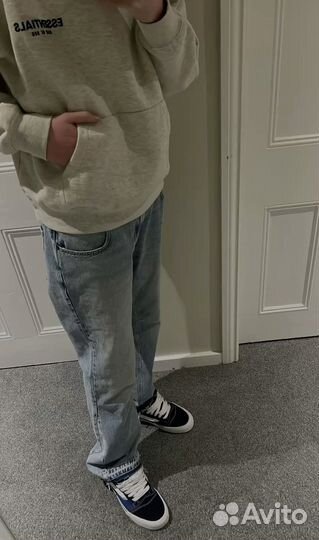 Джинсы расклешенные zara flared