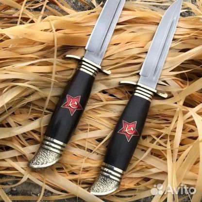 Финка нквд, нож ручной работы с эмблемой нквд