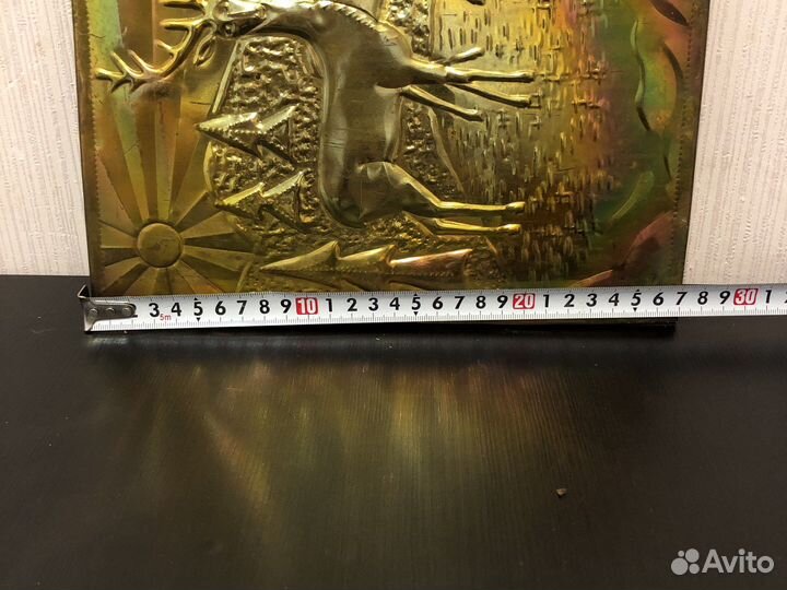 Панно-чеканка Олени СССР