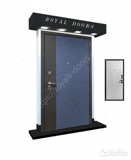 Современная металлическая дверь с терморазрывом