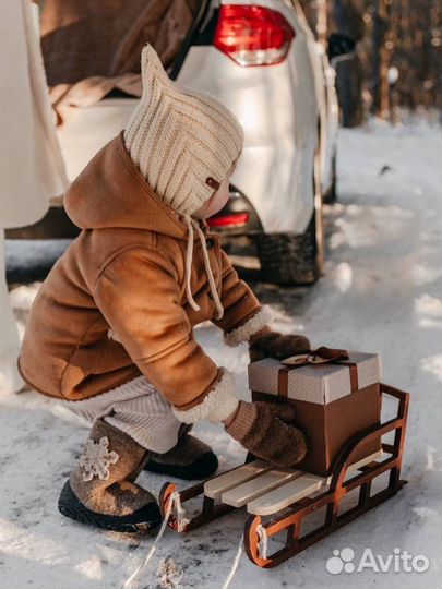 Шапка гномик детская