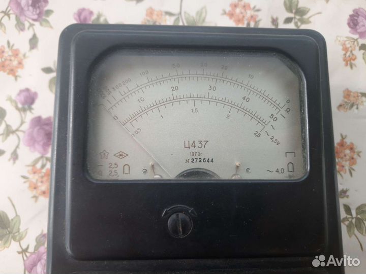 Ампервольтомметр Ц437 тестер цешка без щупов