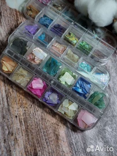 Ракушка, для маникюра, эффект 