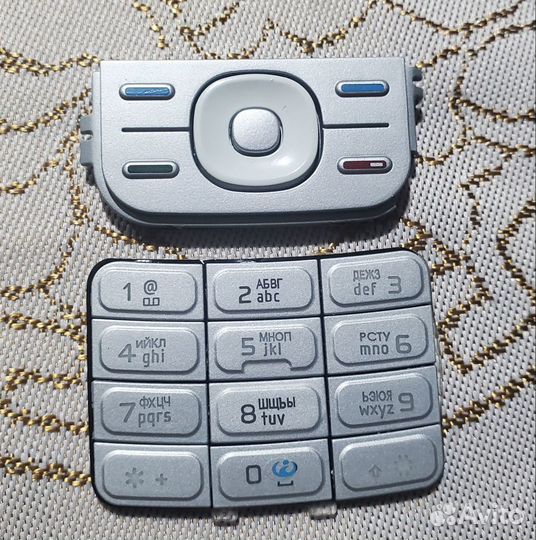 Клавиатура Nokia 5300, черный и серебро. Новая