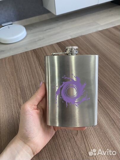 Фляга стальная нержавейка для спирта