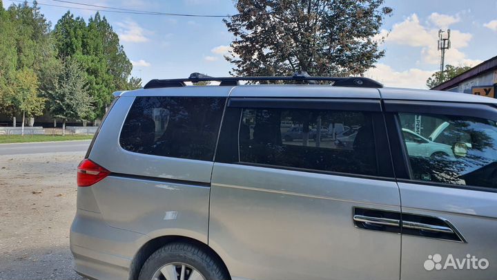 Рейлинги на крышу Хонда Элюзион, черные