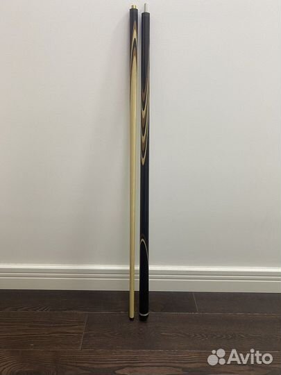 Кий для русского бильярда новый, дуб, черный граб