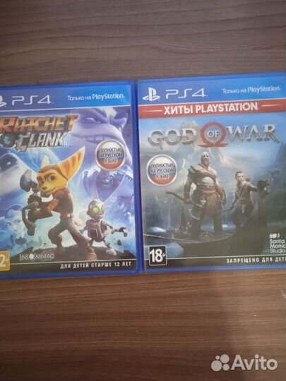 Игровые диски на ps4