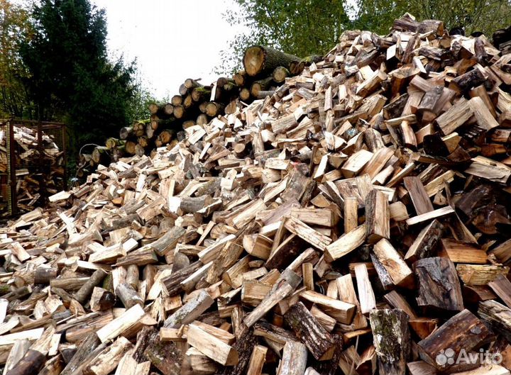 Дрова крупнонаколотые