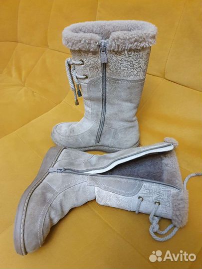 Сапоги зимние на девочку 34 размер