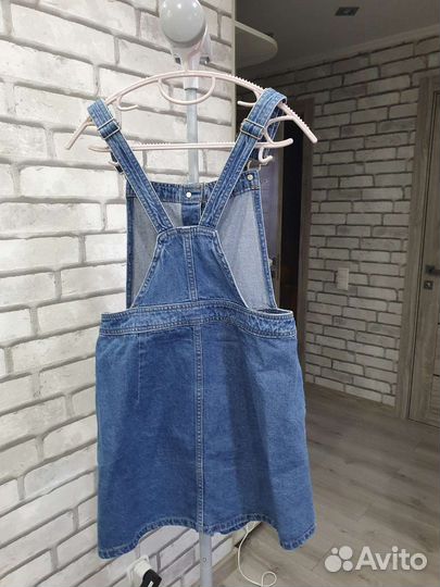 Джинсовое платье сарафан