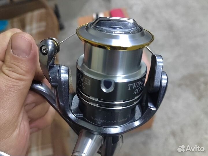 Катушка shimano twin power 4000s
