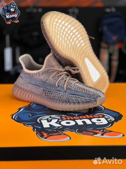 Кроссовки Adidas Yeezy Boost V2 350, бордовые