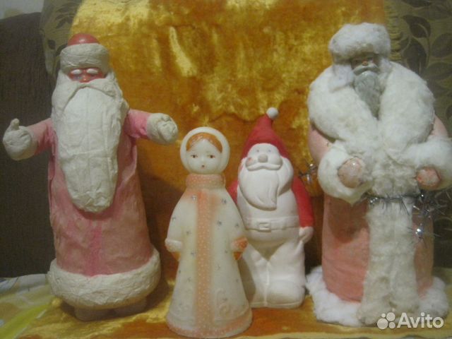 Дед Морозы Снегурочка СССР и Санта Клаус