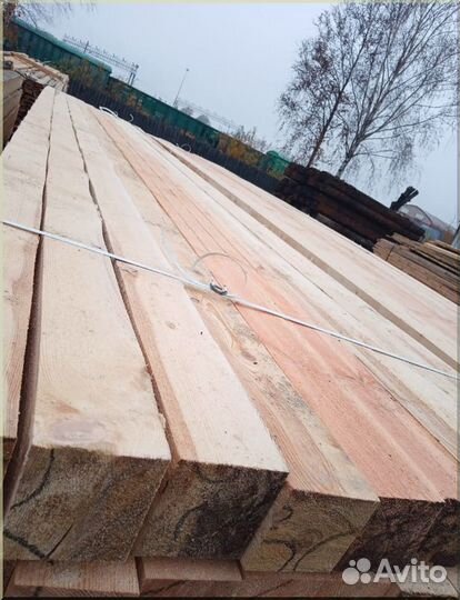 Брус обрезной ест. вл. хвоя 3-4 сорт 100х100х6,0