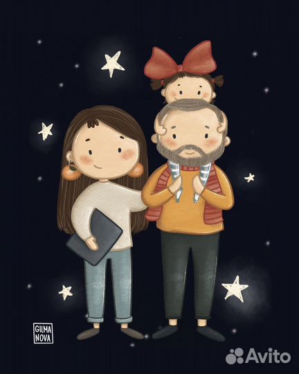 Портрет (семейный, индивидуальный, с питомцем)