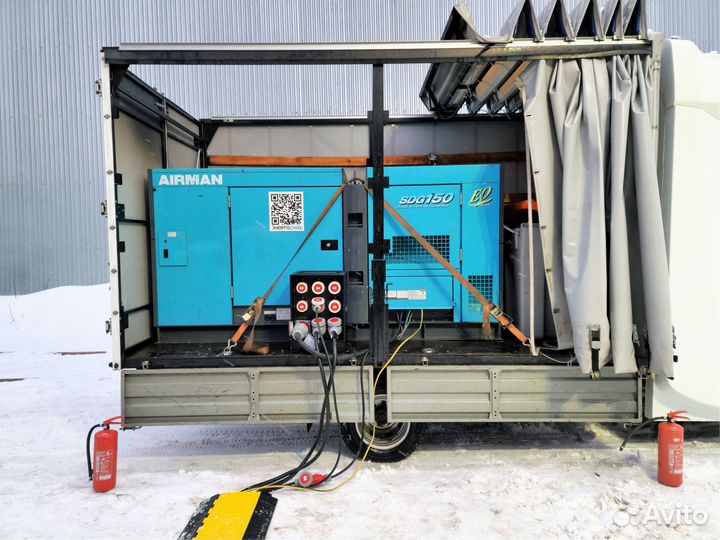 Мобильный передвижной дизельный генератор 100кВт