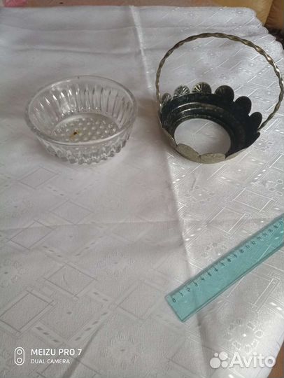 Конфетница мельхиор СССР