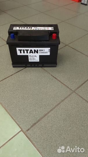 Аккумулятор автомобильный titan