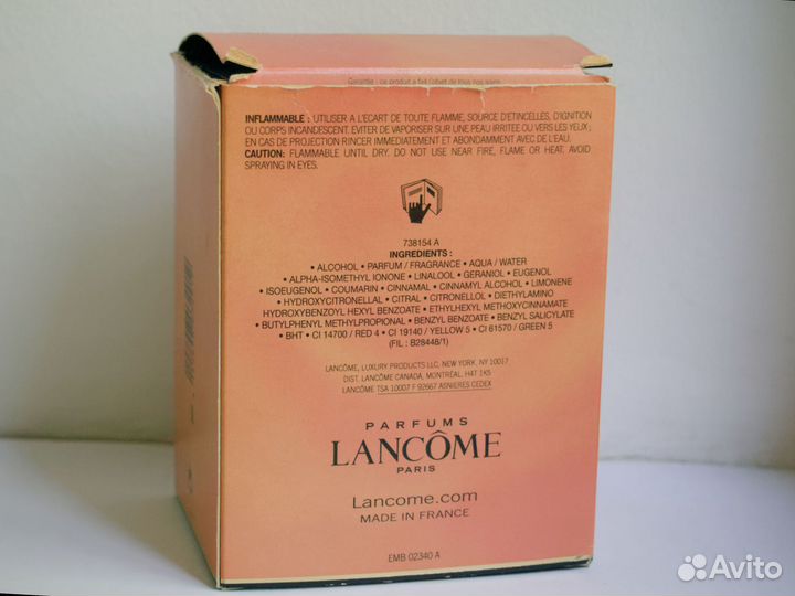 Lancome Tresor 50ml Eau De Parfum