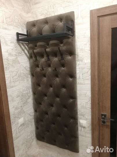 Прихожая, вешалка,банкетка,каретная стяжка,мягкие