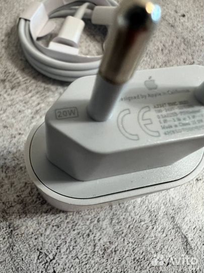 Быстрая зарядка iPhone 20w с кабелем Lightning