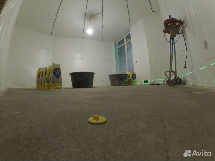 Выравнивание пола, заливка пола, ровнитель