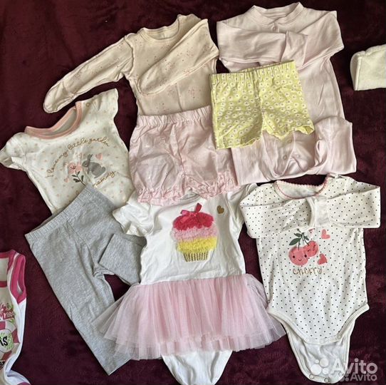 Вещи пакетом на девочку 54 56