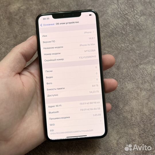 iPhone Xs Max, 64 ГБ