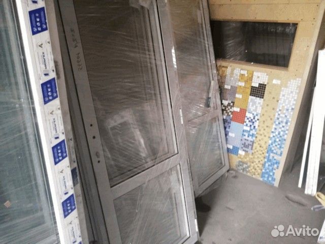 Двери алюминиевые 80х200