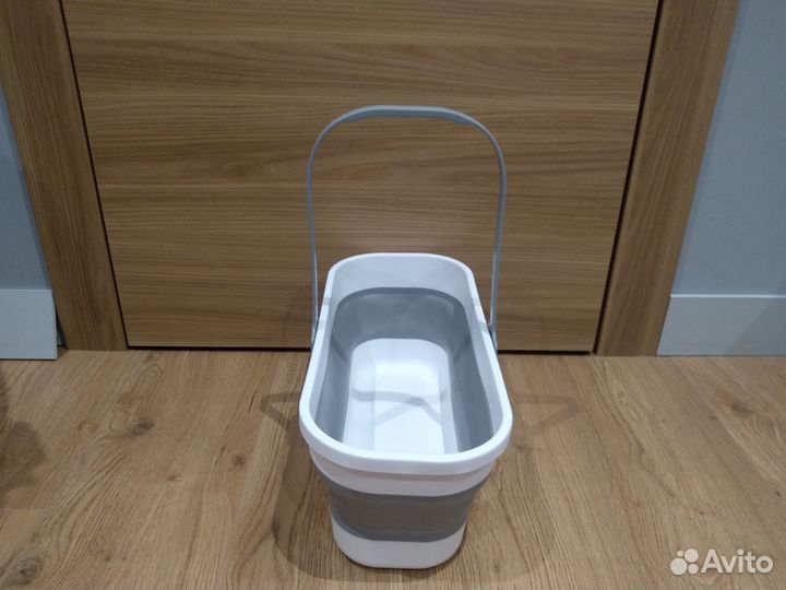 Складное силиконовое ведро