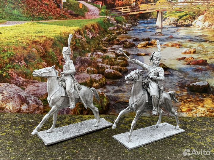 Оловянные солдатики казаки 1812 миниатюры