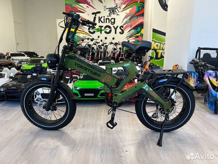 Электровелосипед Yokamura Apache Green NEW