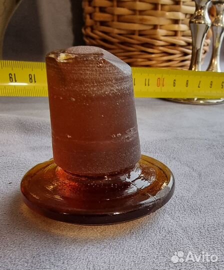 Бутыль с притертой пробкой СССР стекло