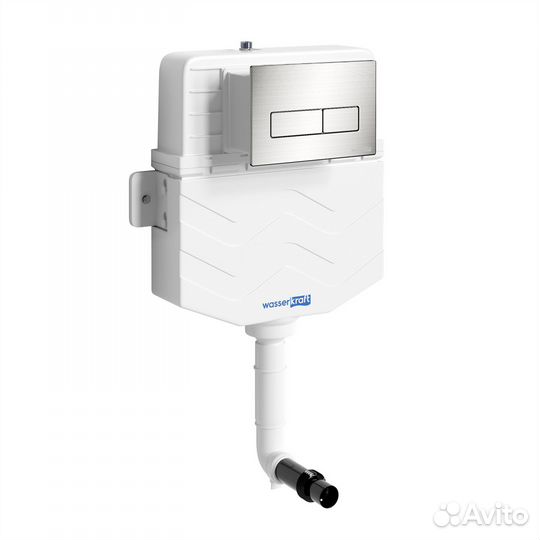 Бачок wasserkraft Серебро квадрат 10tlt.031.me.bn