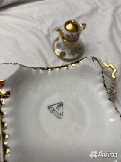 Самовар гжель сахарница СССР