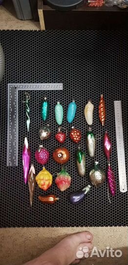 Елочные игрушки старые. Ретро, винтаж 60-е-70-е