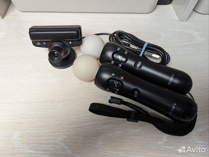 2 PS Move + PS Eye. Совместимы с PS3/PS4