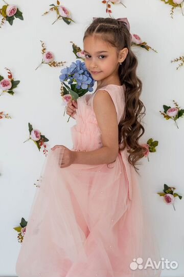 Детские локоны и макияж полный образ